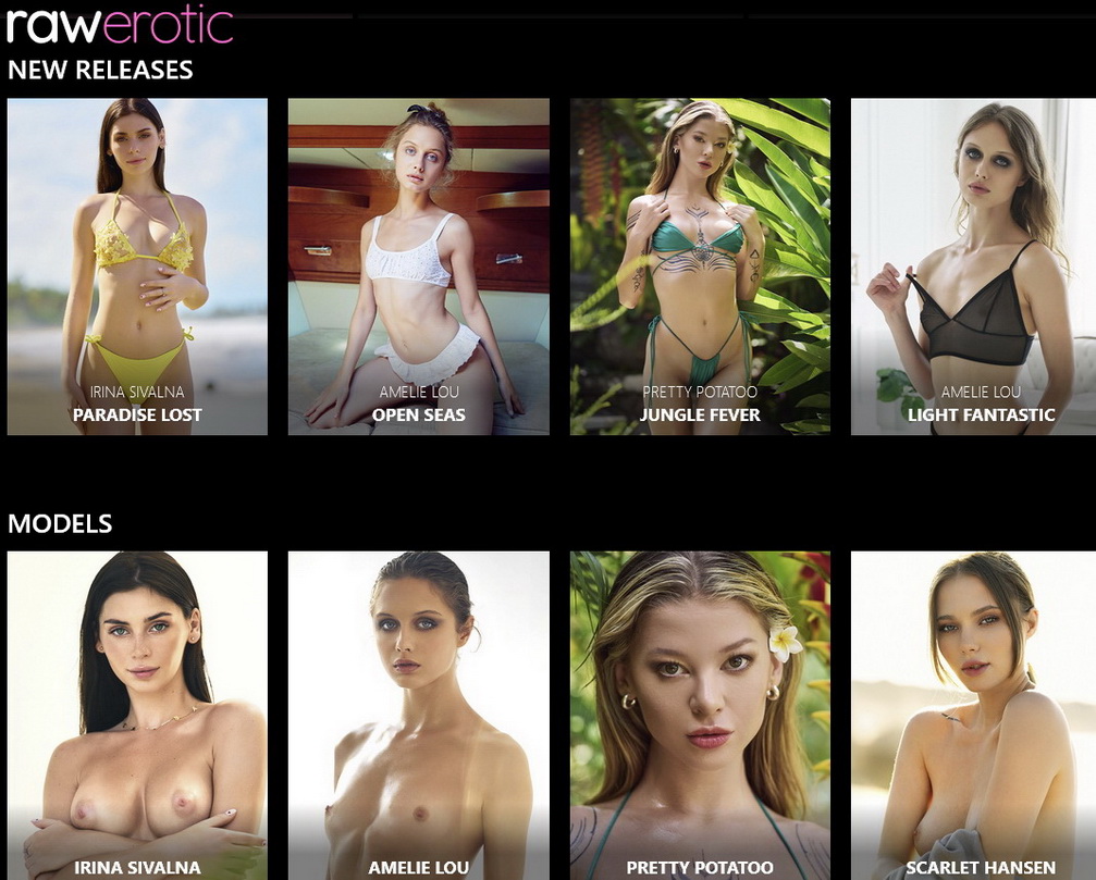 RawErotic - Beautiful Nude Art With Top Models & Influencers